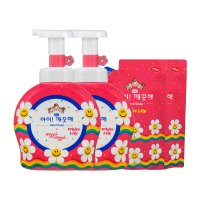 아이깨끗해 리미티드 에디션 위글위글 화이트 릴리 490ml + 450ml(리필)