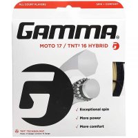 감마 GAMMA Sports Moto TNT 하이브리드 17g 16g 테니스 스트링