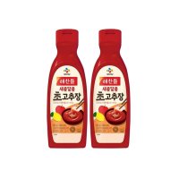 CJ 해찬들 새콤달콤 초고추장 500g 튜브 엄마손맛 찌개 볶음 손님상 떢볶이 맛있게매운 반찬 2개