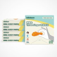 베베솜 쓰리핑거 세손가락 위생장갑 일회용 치킨장갑 1,000매