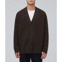 MUSINSA STANDARD 램스울 오버사이즈 가디건 초코 LAMBSWOOL OVERSIZE CARDIGAN CHOCO