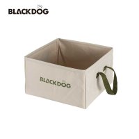 BLACKDOG 대용량 캠핑 설거지 통 가방 바스켓 사각 물통 20L 대용량 접이식 싱크백