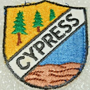 CYPRESS DISTRICT CUT EDGE BOY SCOUT 유니폼 배지 캐나다 (SKC1C)