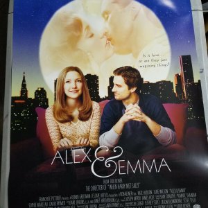 ALEX EMMA MOVIE DVD 포스터 오리지널 SS 27 X 40