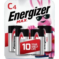 Energizer Max C 배터리 프리미엄 알카라인 셀 배터리 4개  4개(1팩)