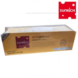썬리치 썬리취 베이커리 체다슬라이스치즈 18kg 100매
