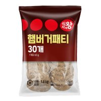 식자재왕 햄버거패티 60gx30ea 1 8kg