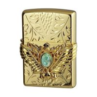 지포 라이타 ZIPPO 라이터 200 핸드 컷 윙 메탈 터키석