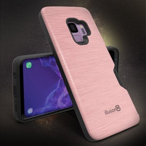 갤럭시A7 2018 에디터 일루젼 메탈릭 카드 범퍼케이스 A750