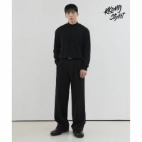 드로우핏X깡스타일리스트 투턱 밴딩 와이드 슬랙스 CREAM DRAW FIT x KKANG STYLIST TWO TUCK BANDING WIDE