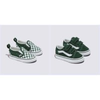 반스 VANS 토들러 슬립온 올드스쿨 벨크로 그린 2종 1 VN0A3488BD6 VN0A38JNBD6 N372159