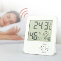 디지털 온습도계 온습도센서 시계 백라이트 가정