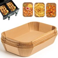 Disposable Air Fryer Paper Non-Stick Kitchen Baking Airfryer Mat Oilproof Micro-wave Barbecue Pad Ba