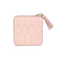 WOLF 울프 Caroline Zip Case Rose Quartz 보석함 Jewel Box 329915