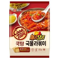 농심 쿡탐 매콤달콤 국물라볶이 390g 49개