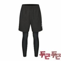 BLK 남성 데일리 레저 9부 레깅스 일체형 - 아레나 A3BM1PP11