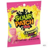 미국 SOUR PATCH KIDS 사워패치키즈 레모네이드 페스트 젤리 102g