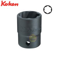 코켄 너트 트위스터소켓 4127 1/2-14mm KOKEN 복스알 10