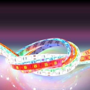 자동차 RGB 12V 조명줄 LED바 튜닝 무드등 핑크 5M (WC68F7B)