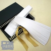 한지 돈띠지 1박스 (지폐 묶음지) 가대지 1.5 x 25cm 100묶음