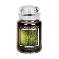 Village Candle Bamboo 737 1g 26온스 유리병 향초 라지