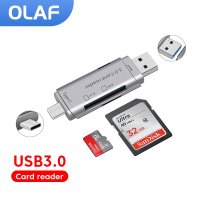 핸드폰모니터연결 Olaf 고속 USB 3.0 카드 리더기 C USB3.0 to SD TF - 핸드폰모니터연결 Olaf 고속