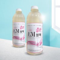 얼룩없는 맑은 EM원액 대용량 1리터 - 베개나 세탁물에 쿰쿰한 냄새를 싹 잡아주는 천연효소 발효 활성액  1개