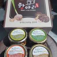 세트4번 가가호호 마늘 청양고추 무말랭이 표고버섯 장아찌 혼합세트메뉴 350g X 4EA