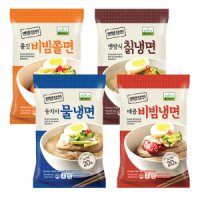 칠갑농산 칠갑농산 면발장인 4종 1 1 맛선택 물냉면 비빔냉면 쫄면 칡냉면