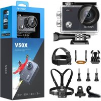 AKASO V50X Action Camera and Parkour Kit Bundle