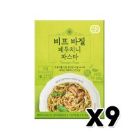 우양냉동식품 쉐프스토리 비프바질페투치니 파스타 즉석식 309g x 9개