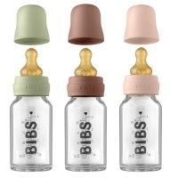 BIBS 천연고무 유리젖병 컴플리트 세트 110ml