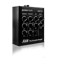 AER Pocket tools 마이크 인스트루먼트라인 대응 프리앰프 dual mix 2