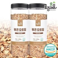 토종마을 HACCP인증 국산 볶은오트밀 350g X 2통