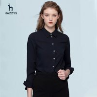 HAZZYS 헤지스 레이디스 여자 여성 블라우스 긴팔 드레스 셔츠 ASCSK12AX01