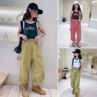 여아 카고바지 여름 캐주얼 바지 girls casual pants A8