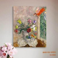 그림 명화 캔버스 액자 마르크 샤갈 De Fleurs