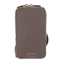 COCCINELLE Flor Hi-Tech Phone Bag Warm Taupe