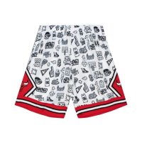 MITCHELL NESS NBA DOODLE 스윙맨 반바지 CHICAGO BULLS 1997