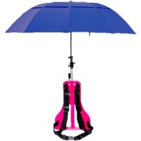 자외선 비 차단 바디 우산고정대 농업 과수원 낚시  -방풍 네이비 블루 레드 우산 꽂이