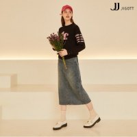 JJ지고트 JJ지고트 JJ지고트 H라인 데님 스커트 GM9P0SK23