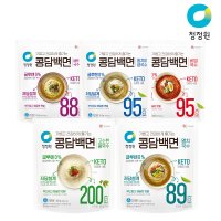 청정원 두부로 만든 콩담백면 1봉당 2인분 5종 4봉-콩담백면 멸치국수x2개