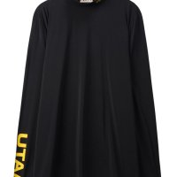 UTAA Logo Turtleneck Sleeve Sweat Suit : Womens Black (UC1INF505BK)