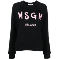 MSGM 99 브러시드 로고 여성 맨투맨 3541MDM513 237799