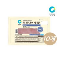 청정원 참나무 훈연 베이컨 1kg 10kg 20개