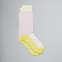 마르니 양말 COTTON AND NYLON SOCKS WITH COLOUR BLOCKS 8050268140866