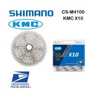 Shimano DEORE CS 카세트 10단 MTB 자전거 카세트 KMC 10단 ChainMTB M4100