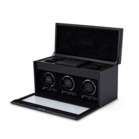 WOLF  브리티쉬 레이싱 /  워치와인더 3구 British Racing Triple Watch Winder Black 792302