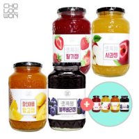 초록원 과일잼 1kg 1kg 2kg 딸기 사과 파인애플망고 블루베리