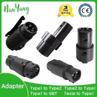 전기차 충전 커넥터 Adapter Convertor EVSE Adaptor Type 1 to 2 EV SAE Tesla Charger Connector f J1772